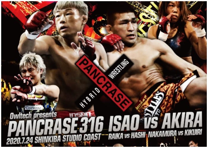 Pancrase Announce Full Line Up For July’s PANCRASE 316