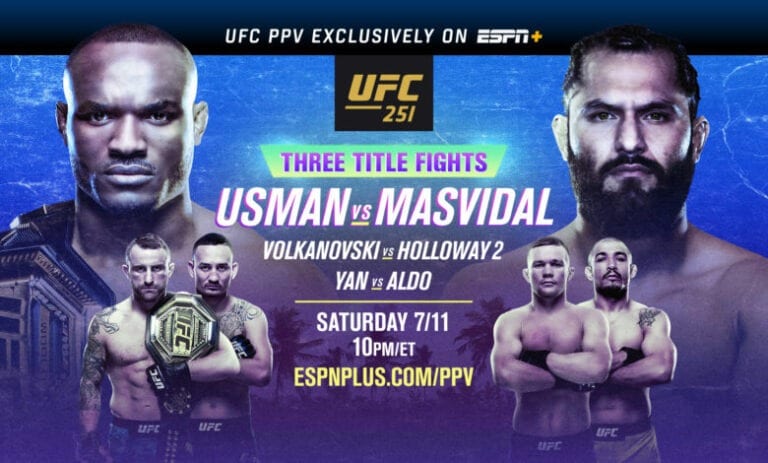 UFC 251 Usman Vs. Masvidal Bonuses