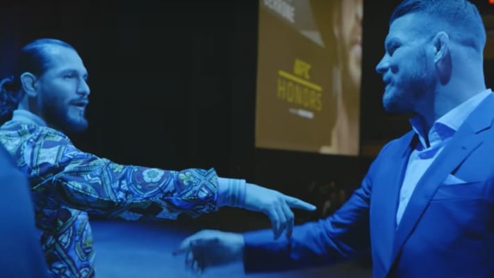 Watch Jorge Masvidal, Michael Bisping Cross Paths (Video) 1 Masvidal Bisping