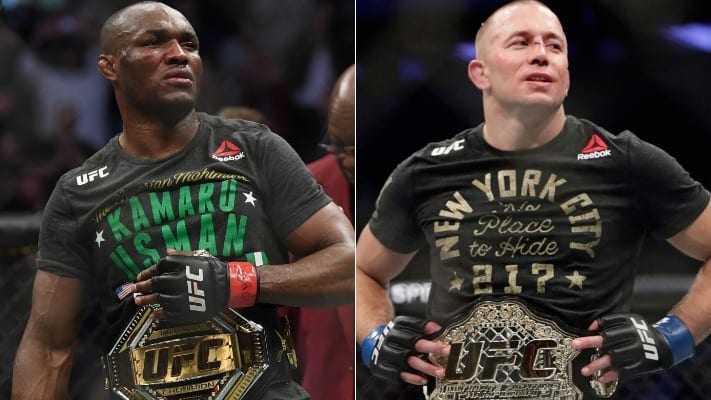Kamaru Usman Interested In Potential GSP Fight For 170lb Goat Status