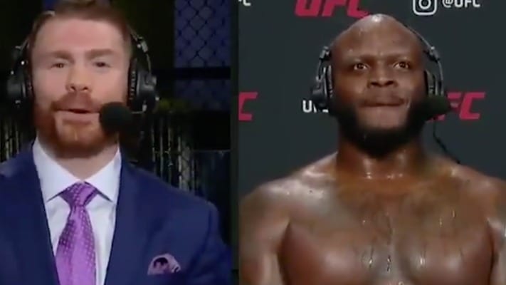 Derrick Lewis Says He’s ‘Gotta Take A Sh*t’ In Post-Fight Interview (Video)