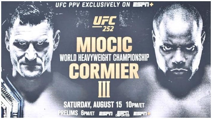 UFC 252 Miocic Vs. Cormier III Bonuses 1 UFC 252 Bonuses