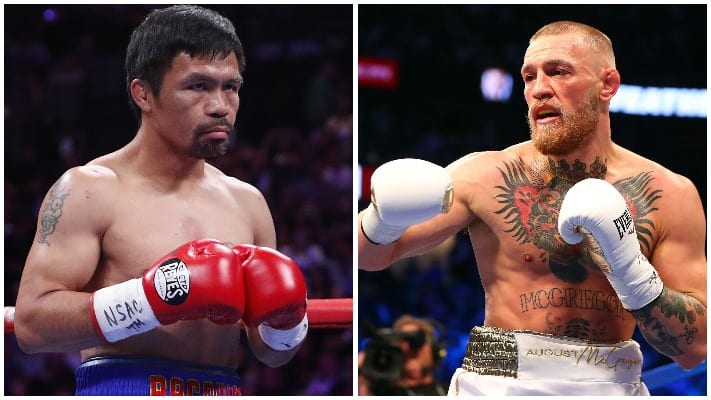 Manny Pacquiao Urged To Avoid Fighting Conor McGregor