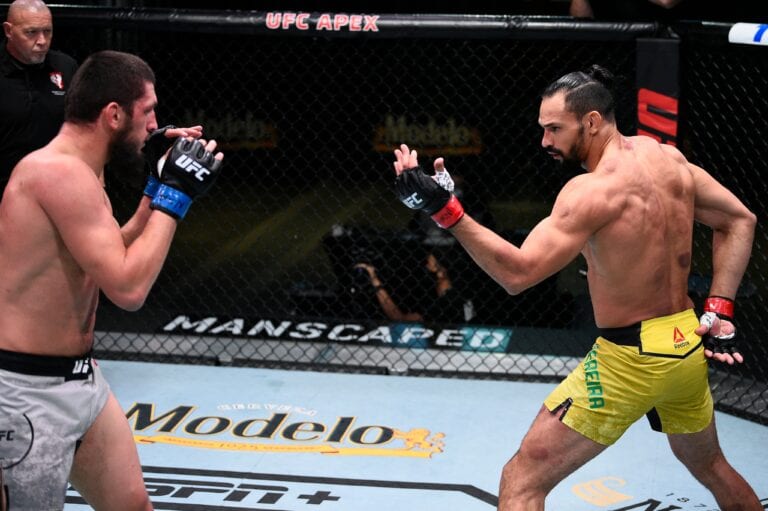 Michel Pereira Lodges Late Rear-Naked Choke Win Over Zelim Imadaev – UFC Vegas 9 Highlights