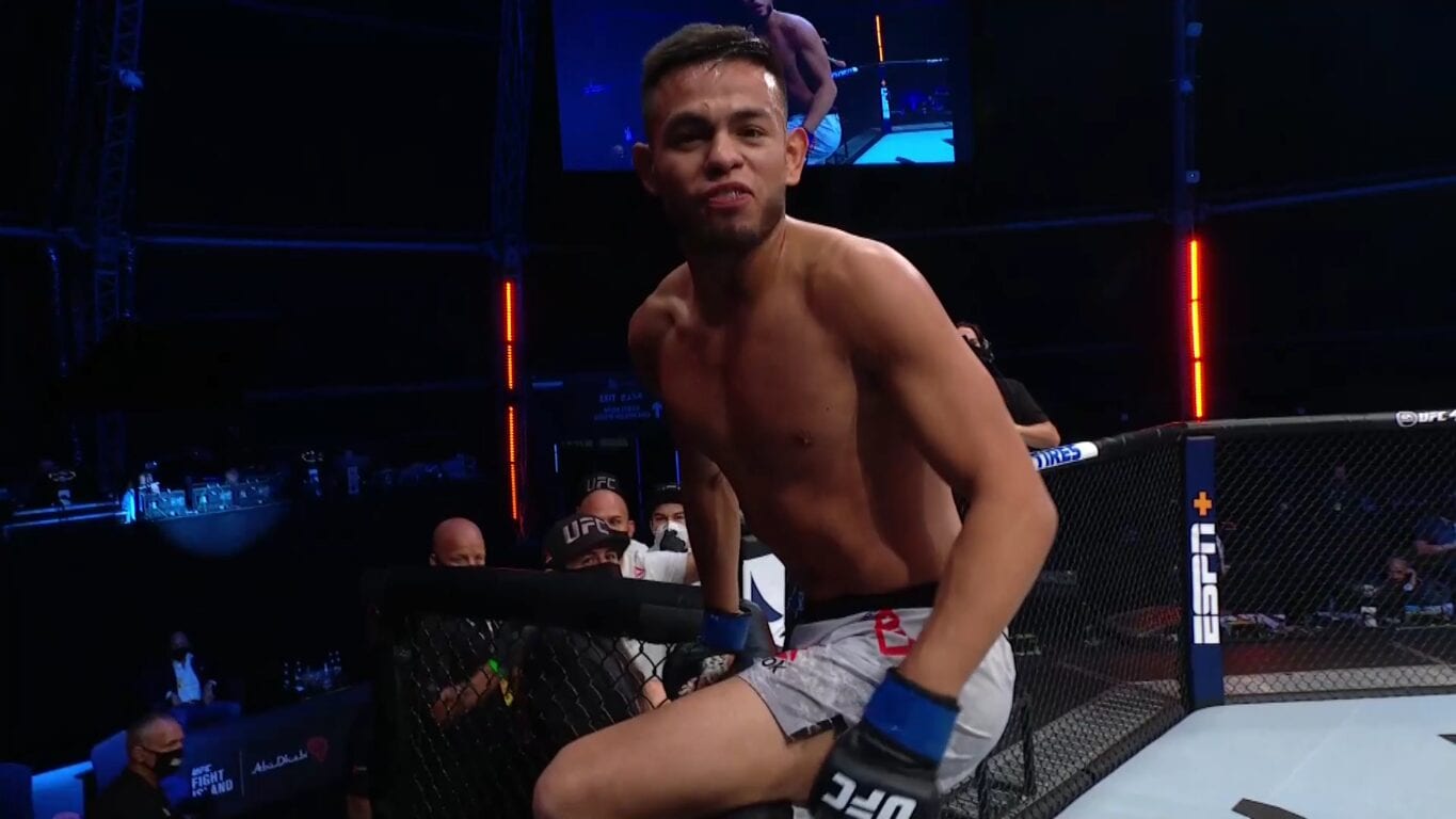 Brandon Royval Wraps Guillotine on Kai Kara-France After Firefight - UFC 253 Highlights 1 Royval