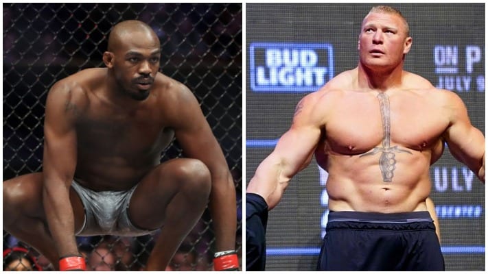 Jon Jones Calls Out Free Agent Brock Lesnar