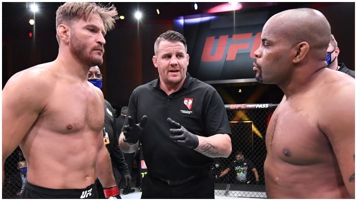 Marc Goddard Opens Up On Mistake While Refereeing Miocic-Cormier III