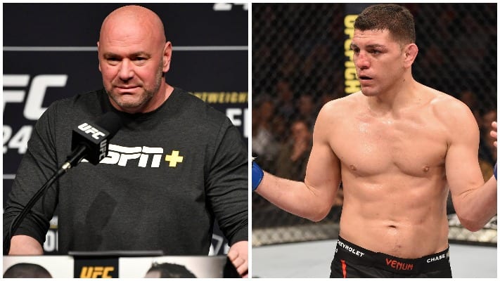 Dana White Unsure On Nick Diaz Comeback Following UFC 261 Meeting