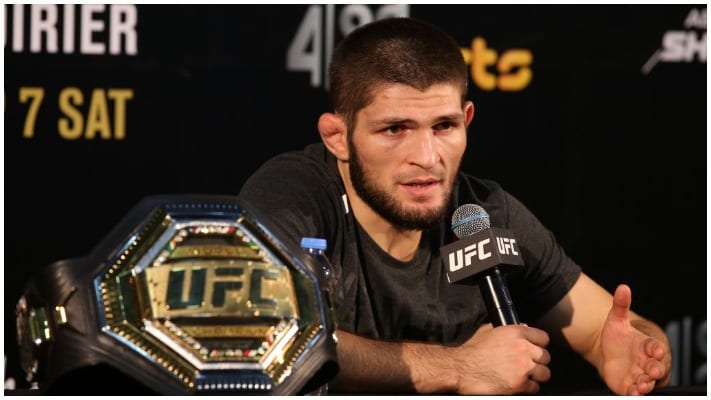 Khabib Nurmagomedov Doesn’t Want To Fight GSP: ‘Let This Guy Be A Legend’