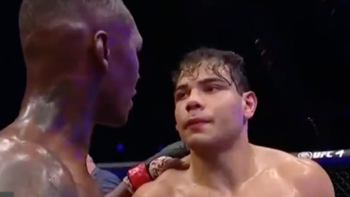 Watch Israel Adesanya, Paulo Costa Share Respectful Moment Following UFC 253 Fight (Video)