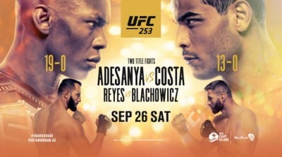 UFC 253: Adesanya vs. Costa Results
