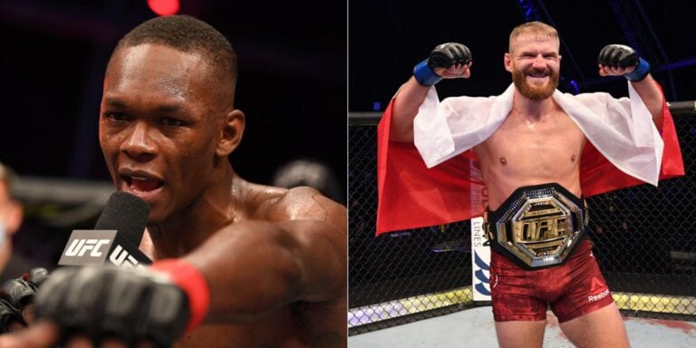 Israel Adesanya Plans Move To 205lbs, Jan Blachowicz Reacts