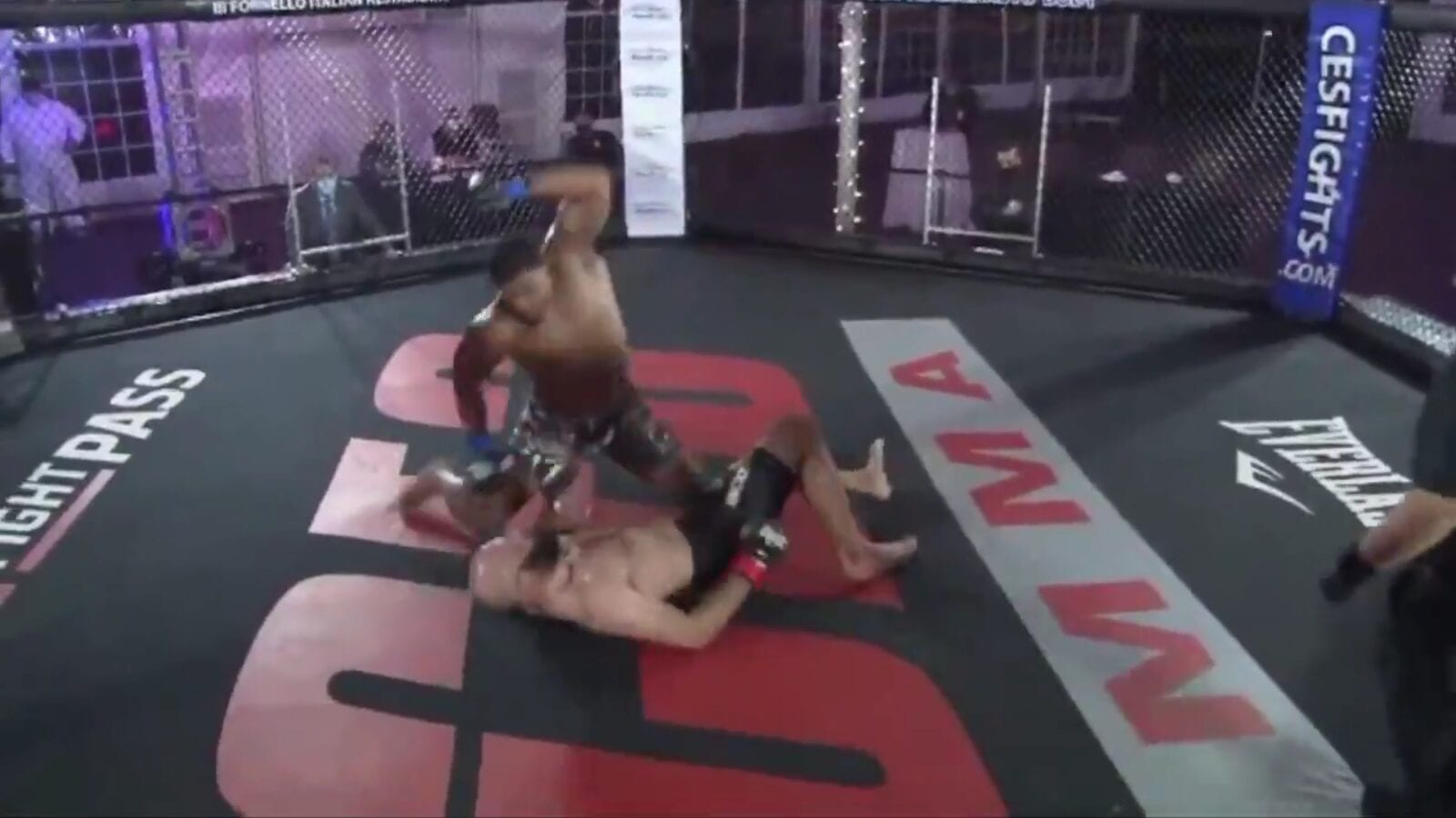VIDEO: Jamelle Jones Scores Vicious Follow-Up Strikes At CES MMA 61 1 Jones