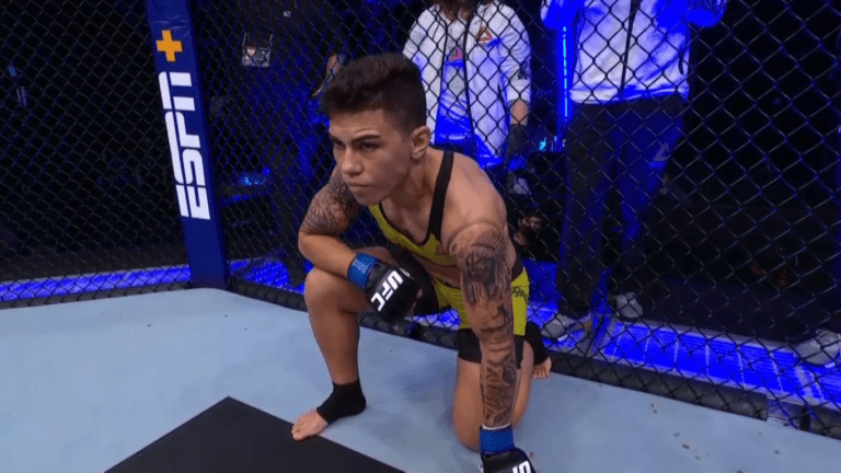 Jéssica Andrade Rips The Body To Finish Katlyn Chookagian In The First Round – UFC Fight Island 6 Highlights