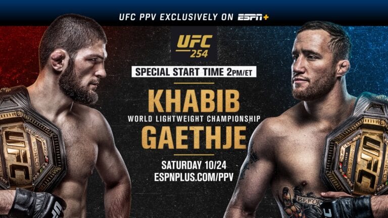 UFC 254: Khabib vs. Gaethje Results