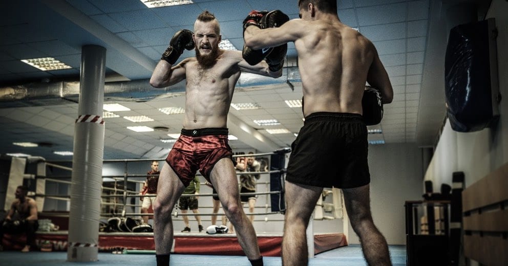 muay thai boxing and punching