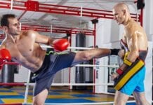 muay thai push kick