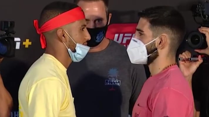 Ilia Topuria Outworks Youssef Zalal - UFC Fight Island 5 Results 1 Zalal Topuria