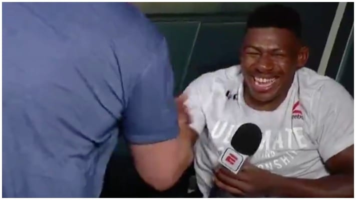 VIDEO | Joaquin Buckley Emotionally Reacts To Meeting Dana White 1 Joaquin Buckley