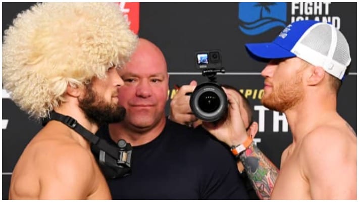 Khabib Nurmagomedov Chokes Out Justin Gaethje – UFC 254 Results