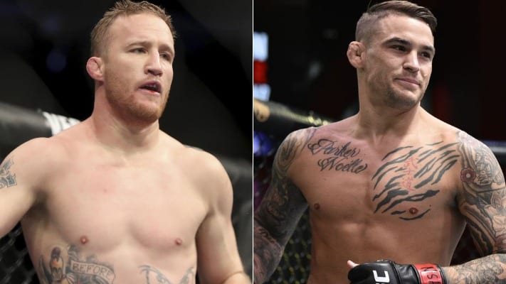 Justin Gaethje & Dustin Poirier Argue Over Reactions To Interim Titles