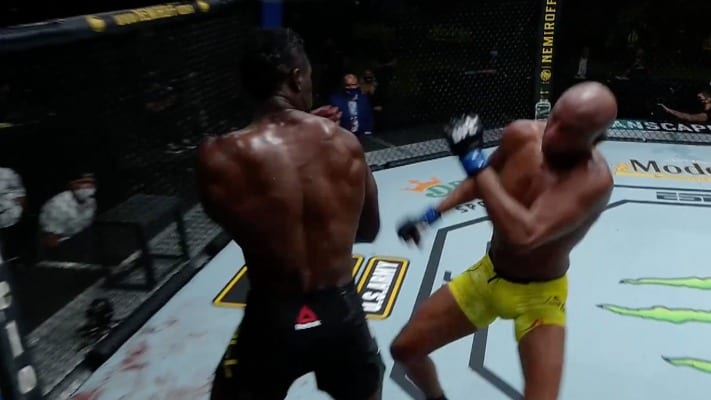 Uriah Hall Finishes Anderson Silva With Strikes – UFC Vegas 12 Highlights