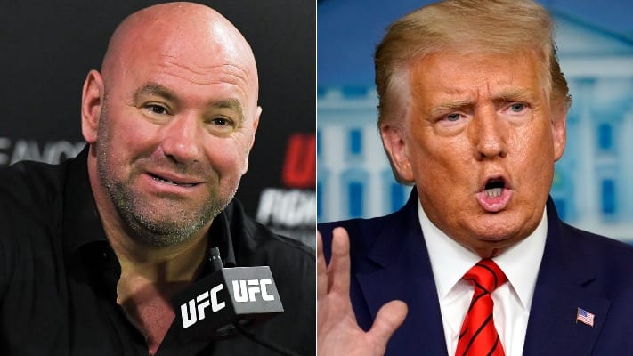 Dana White: ‘Massive F*ck Up’ Led To Donald Trump’s Omission From UFC 264 Broadcast