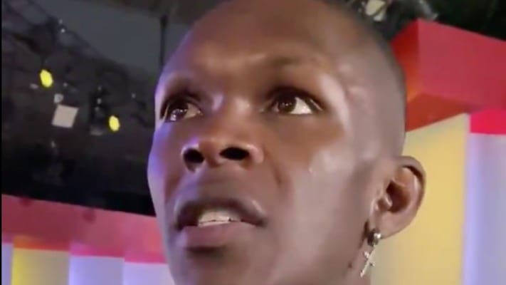 Israel Adesanya Pays Tribute To Anderson Silva Following UFC Vegas 12 (Video)