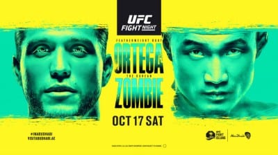 UFC Fight Island 6: Ortega vs. The Korean Zombie Results