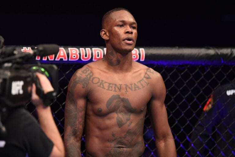 Israel Adesanya Blames Fatty Pectoral On Smoking Too Much Marijuana