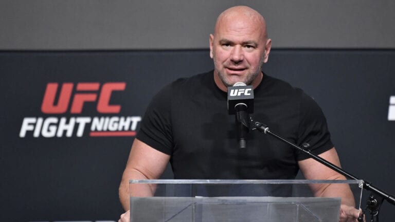 Video: Watch Dana White Leave During Derek Brunson vs. Kevin Holland Fight