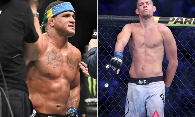 Gilbert Burns Challenges Nate Diaz To $400k Grappling Match