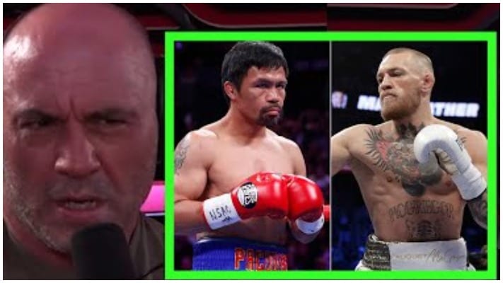 Joe Rogan Doesn’t Fancy McGregor’s Chances Against Pacquiao