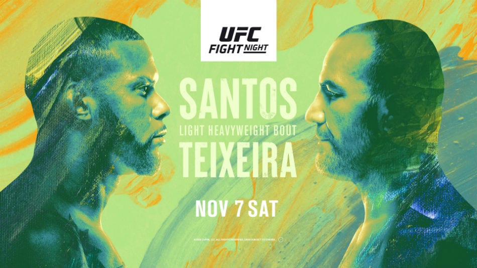 UFC Vegas 13 Results: Santos vs. Teixeira 1 Teixeira