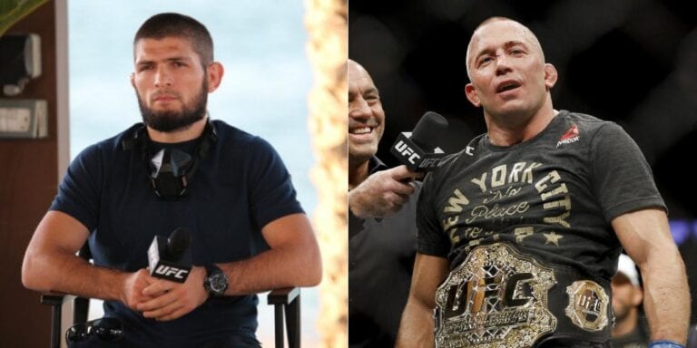 Daniel Cormier Claims A Fight With Georges St-Pierre Could Draw Khabib From Retirement