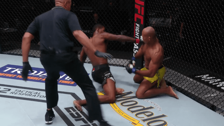 Kevin Holland Lands Stunning KO Of Jacare Souza From The Bottom – UFC 256 Highlights