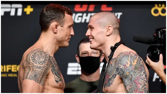 Marvin Vettori Decisions Jack Hermansson - UFC Vegas 16 Results 1 Marvin Vettori