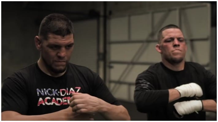 Nate Diaz Drops Training Footage With Nick Diaz Ahead Of Comeback
