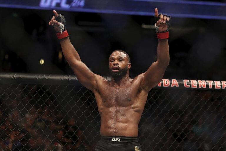 Chael Sonnen: Tyron Woodley Being Considered As De La Hoya Boxing Opponent