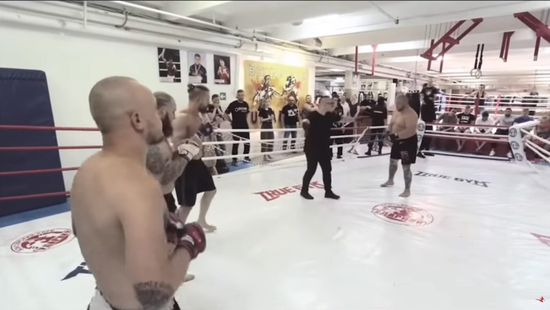 VIDEO | 3 Amateurs Attempt To Take On A Pro MMA Fighter In Freak Show Fight 1 MMA