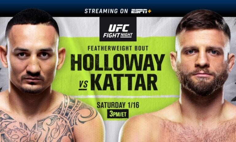 UFC Fight Night: Holloway Vs. Kattar Bonuses