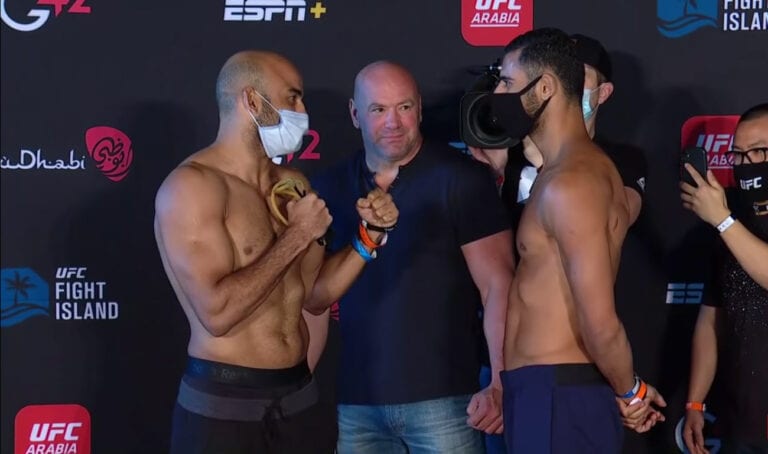 Warlley Alves Stops Mounir Lazzez With Trio Of Body Kicks – UFC Fight Island 8 Results