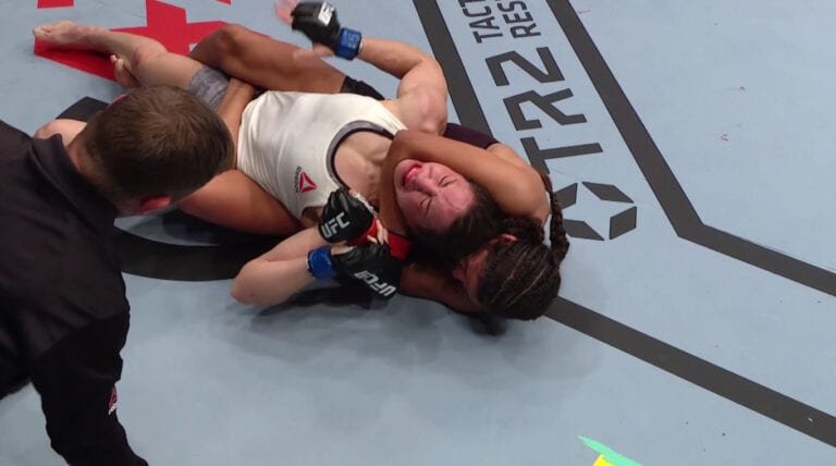 Julianna Pena Stops Sara McMann With Late Rear-Naked Choke – UFC 257 Highlights
