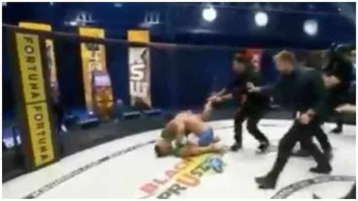 VIDEO | Two Fighters Brawl After Decision At KSW 58