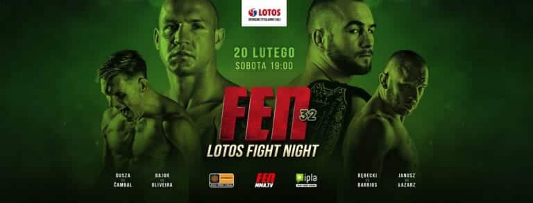 FEN 32: Mateusz Rębecki Set For Fifth Title Defense