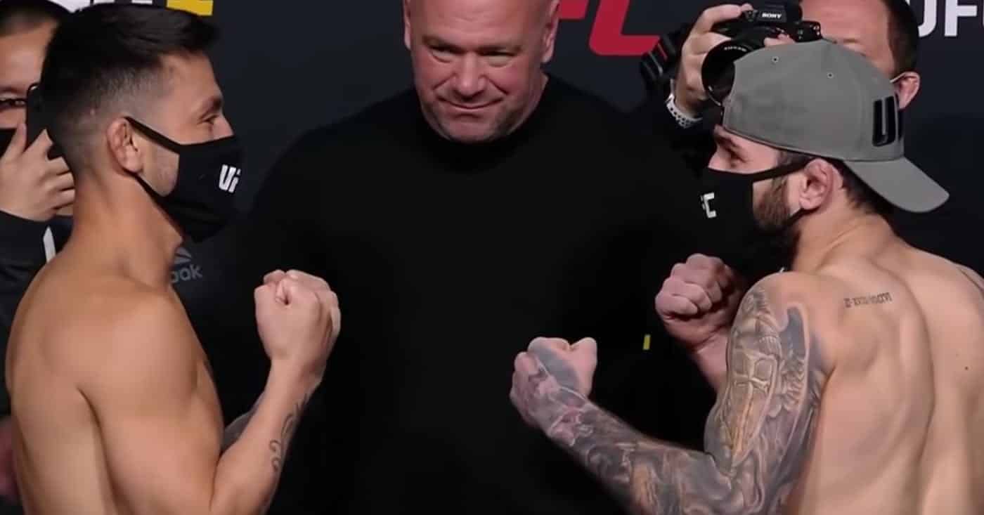 Pedro Munhoz Bests Jimmie Rivera In Back-And-Forth - UFC Vegas 20 Results 1 Munhoz Rivera