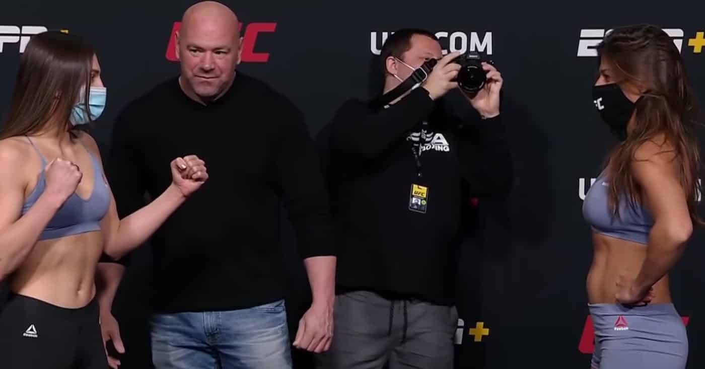 Montana De La Rosa Draws Mayra Bueno Silva After War - UFC Vegas 20 Results 1 De La Rosa