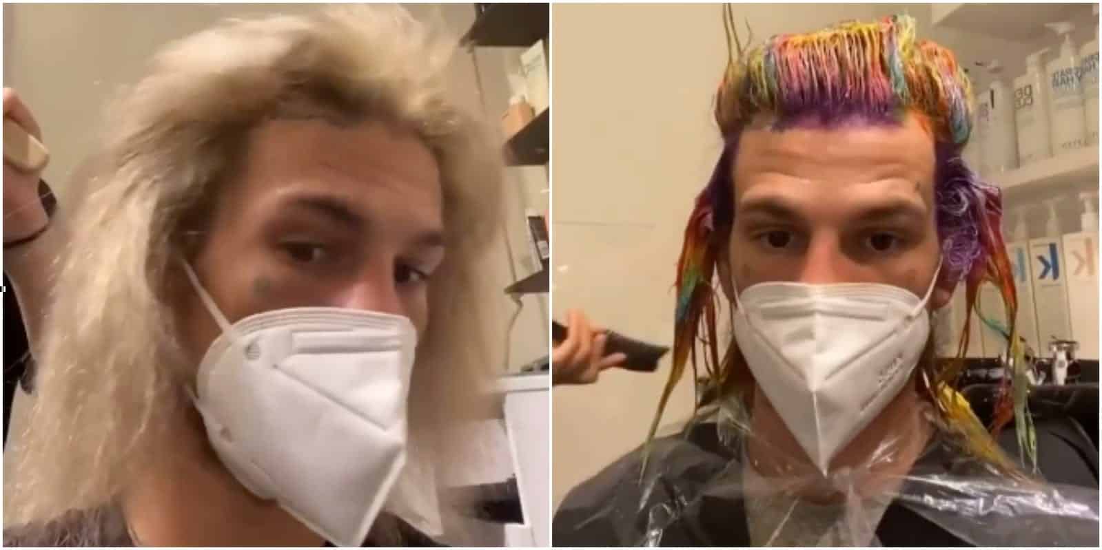 Video - Sean O'Malley Dyes Hair Ahead Of UFC 260 Return 1 Sean O'Malley