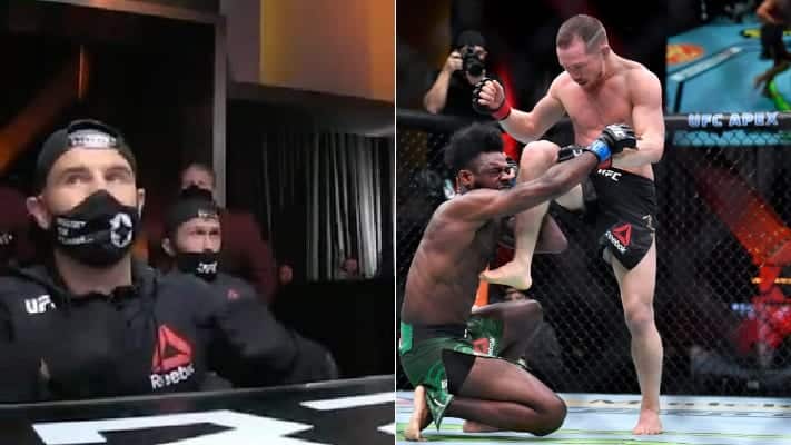 VIDEO | Footage Of The Petr Yan Corner Before Illegal Knee 1 Petr Yan