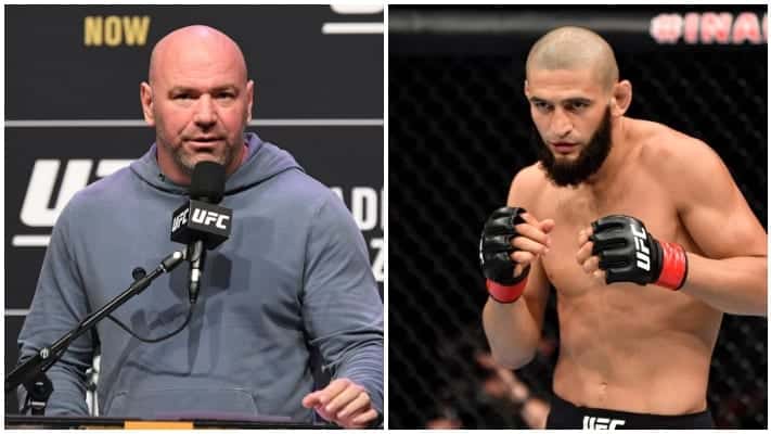Dana White Reacts To Khamzat Chimaev Retiring 1 Dana White